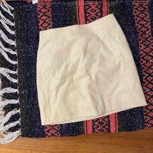 Jcrew winter white skirt